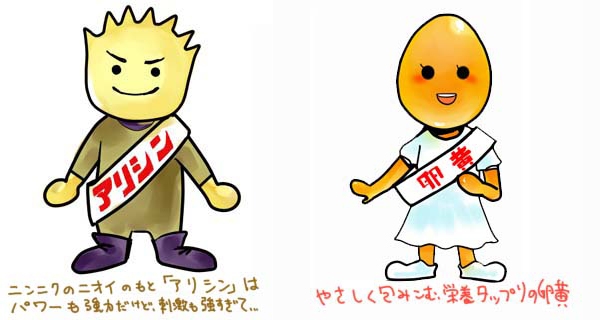 アリシンと卵黄